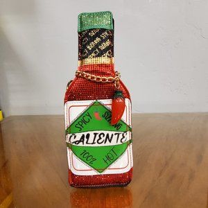 Aldo Spicy Frazzle Crystal Hot Sauce Crossbody Bag